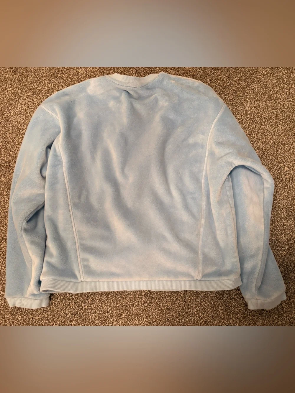 Athleta Light Blue Girls Pullover Fleece Sweatshirt